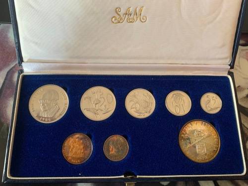 1985 Proof Set Toned Silver R1